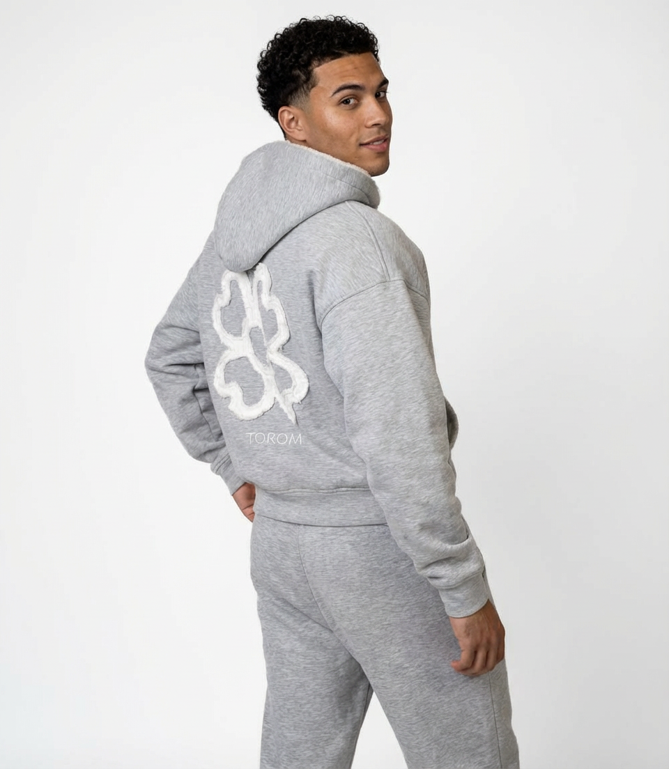 Cleanza - Grey Petal Zip